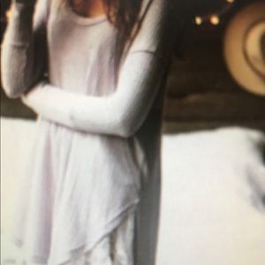 Free People distressed lightweight top.